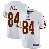 Nike Washington Redskins #84 Niles Paul White NFL Vapor Untouchable Limited Jersey,baseball caps,new era cap wholesale,wholesale hats